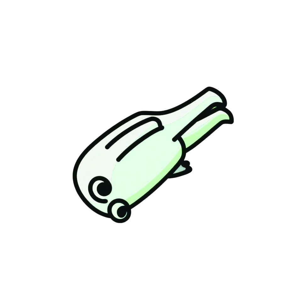 Mascotte Kalvyx — variante verte